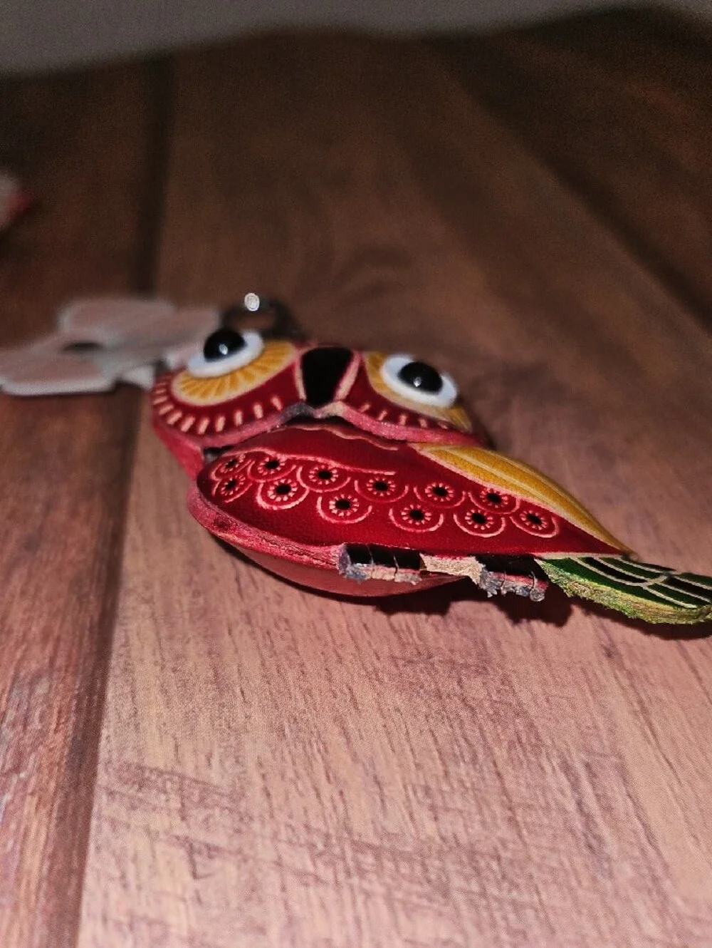 Leather 3d Animal Keychains - Eagle, Rooster, Or Owl New